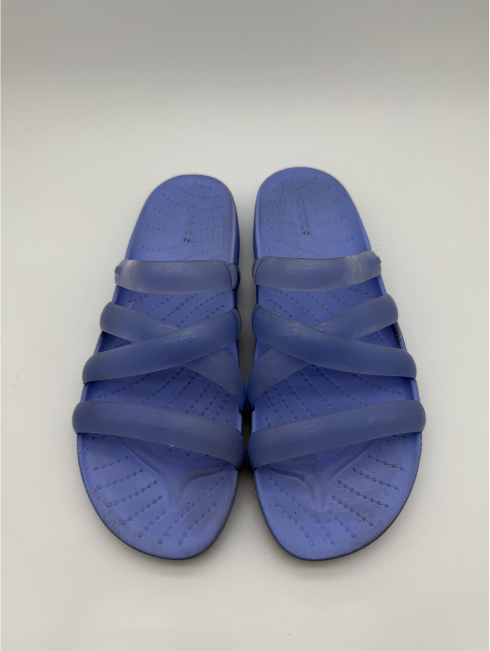 Crocs Women's Purple Strappy Slip-On Sandals Size 9